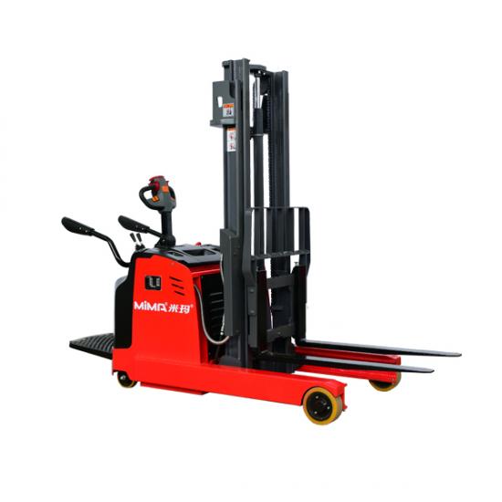 MFA Series Stand On Electric Reach Stacker Truck 